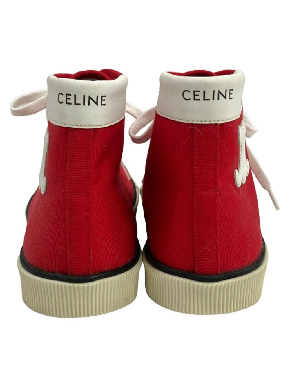 Celine Sneakers 36 Red High - Picture 3 of 6